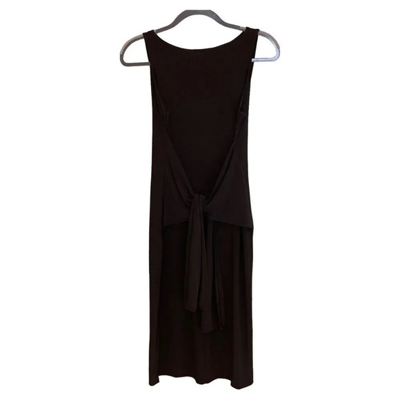 NORMA KAMALI Sleeveless Tank Dress Black Size Medium - Picture 2 of 7